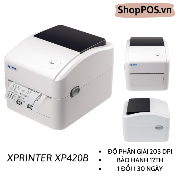Máy In Mã Vạch Xprinter 420B ( USB)