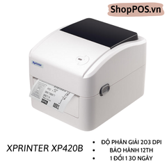 Máy In Mã Vạch Xprinter 420B ( USB)