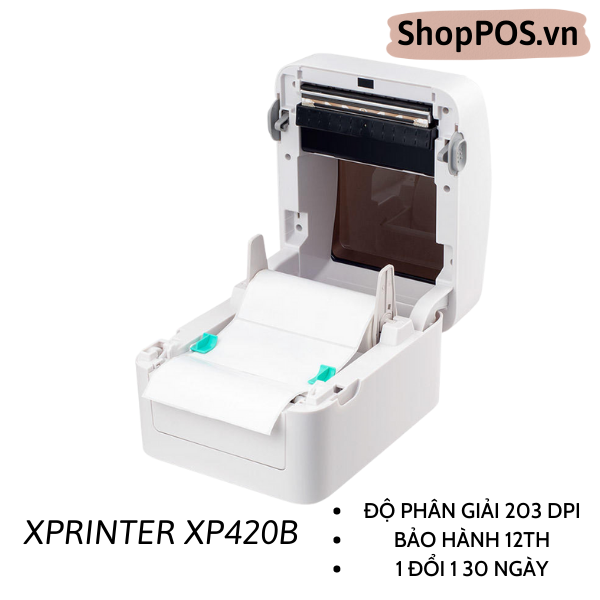 Máy In Mã Vạch Xprinter 420B ( USB)