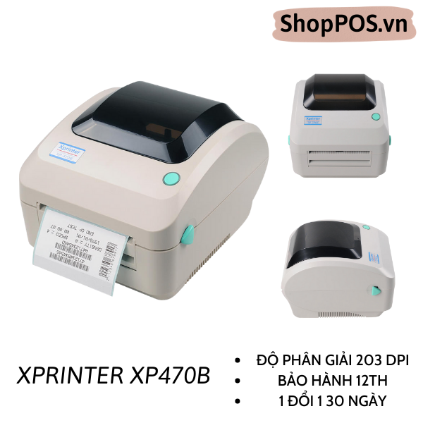 Máy In Mã Vạch Xprinter 470B ( USB)