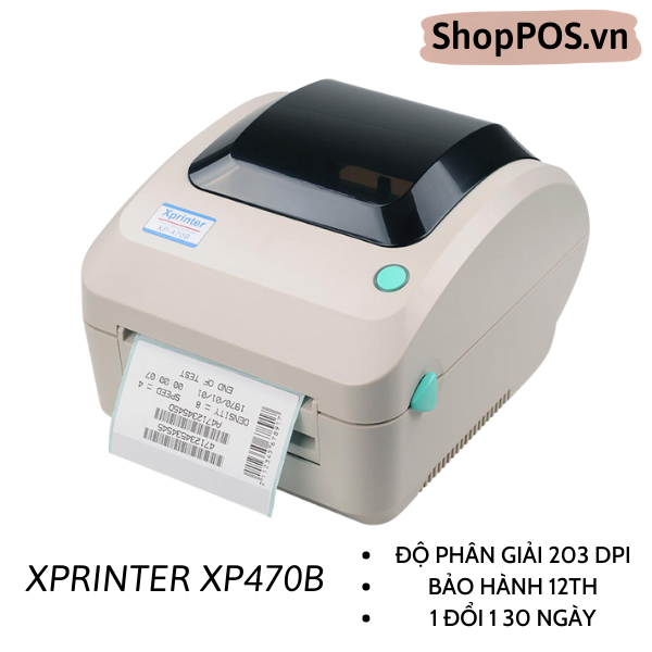 Máy In Mã Vạch Xprinter 470B ( USB)