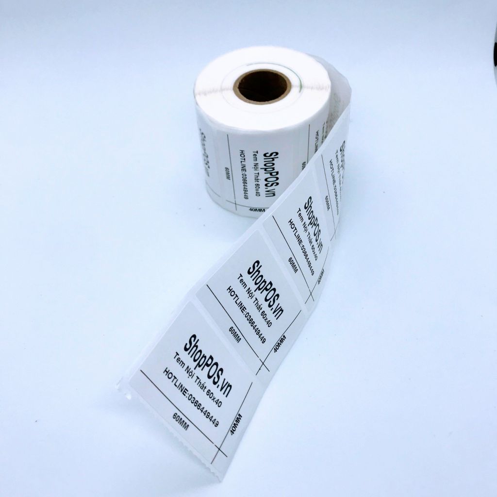 Giấy In Tem Nhiệt 60x40