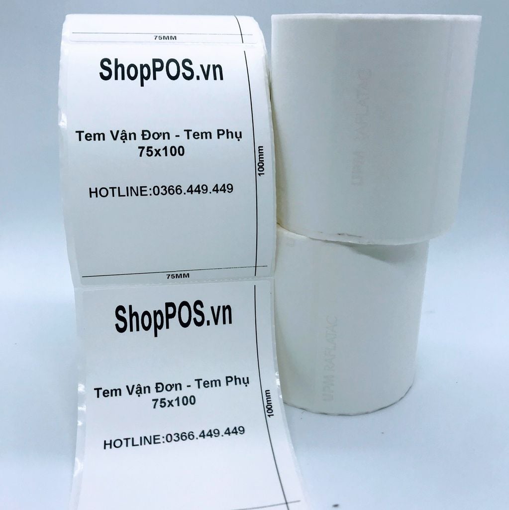 Decal nhiệt - Giấy In Shoppe - Tiki - Lazada 75x100x30 mét