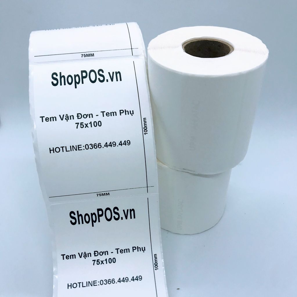 Decal nhiệt - Giấy In Shoppe - Tiki - Lazada 75x100x30 mét