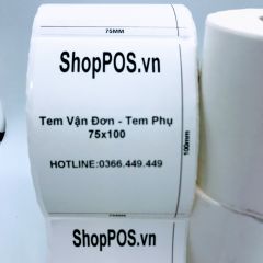 Decal nhiệt - Giấy In Shoppe - Tiki - Lazada 75x100x30 mét