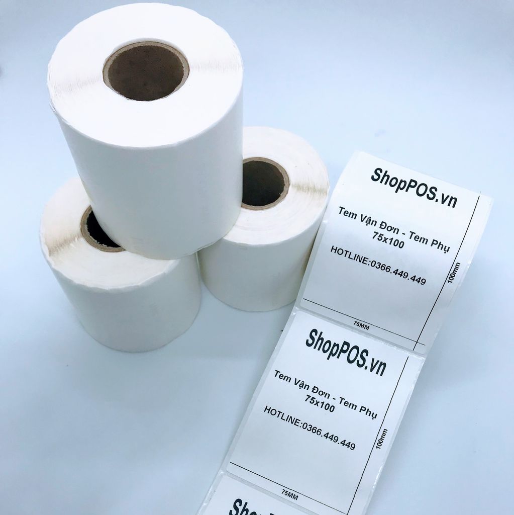 Decal nhiệt - Giấy In Shoppe - Tiki - Lazada 75x100x30 mét