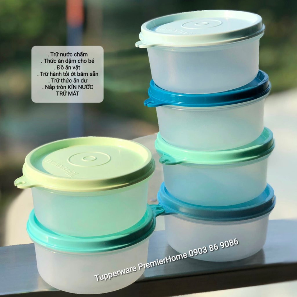  Bộ hộp bảo quản thực phẩm Tupperware Small Server 200ml (6 hộp) 