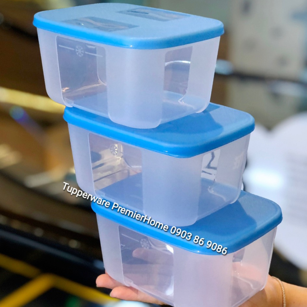  Set 3 Hộp Trữ Đông Tupperware Freezermate 650ml 