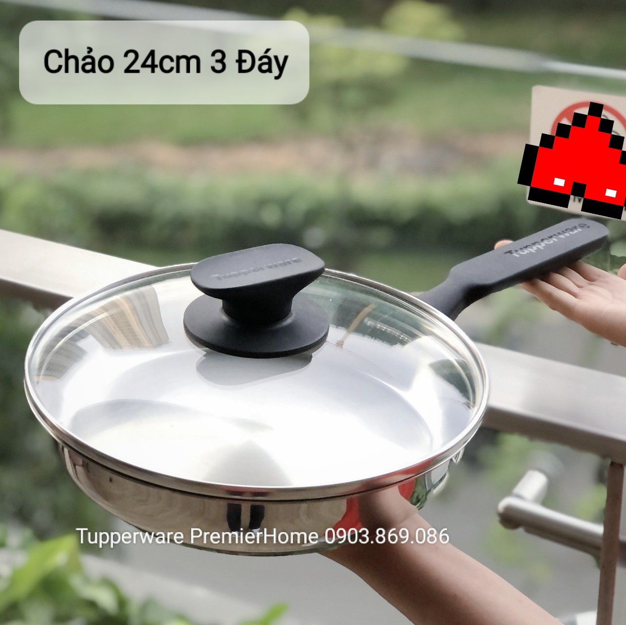  CHẢO TUPPERWARE UNIVERSAL COOKWARE 24CM 