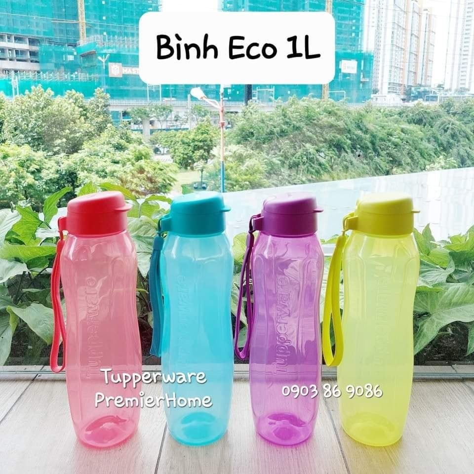  Bình nước Tupperware Eco Bottle Gen II 1L giá/1 bình (màu ngẫu nhiên) 