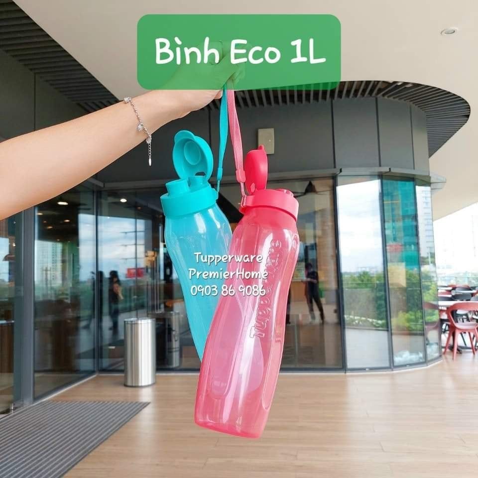  Bình nước Tupperware Eco Bottle Gen II 1L giá/1 bình (màu ngẫu nhiên) 