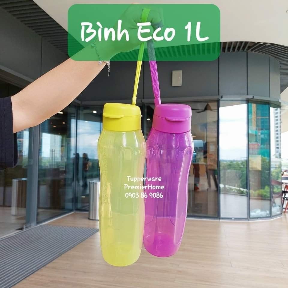  Bình nước Tupperware Eco Bottle Gen II 1L giá/1 bình (màu ngẫu nhiên) 
