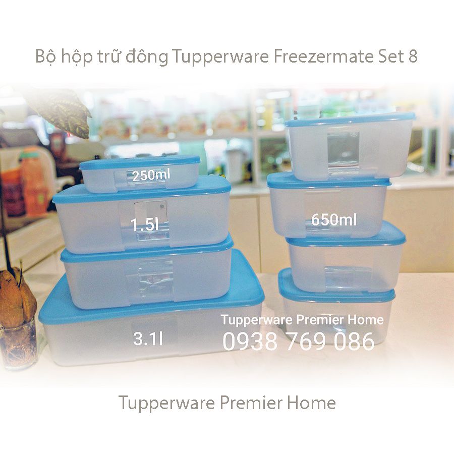  Bộ Hộp đông Tupperware Set 8 