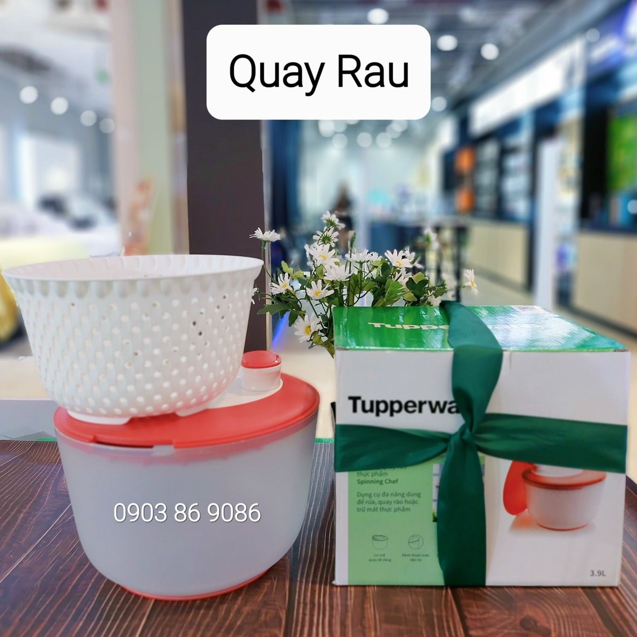  Dụng cụ quay rau Tupperware Spinning Chef 