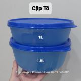  Set 2 tô tròn Modular 1L và 1.5L Tupperware 