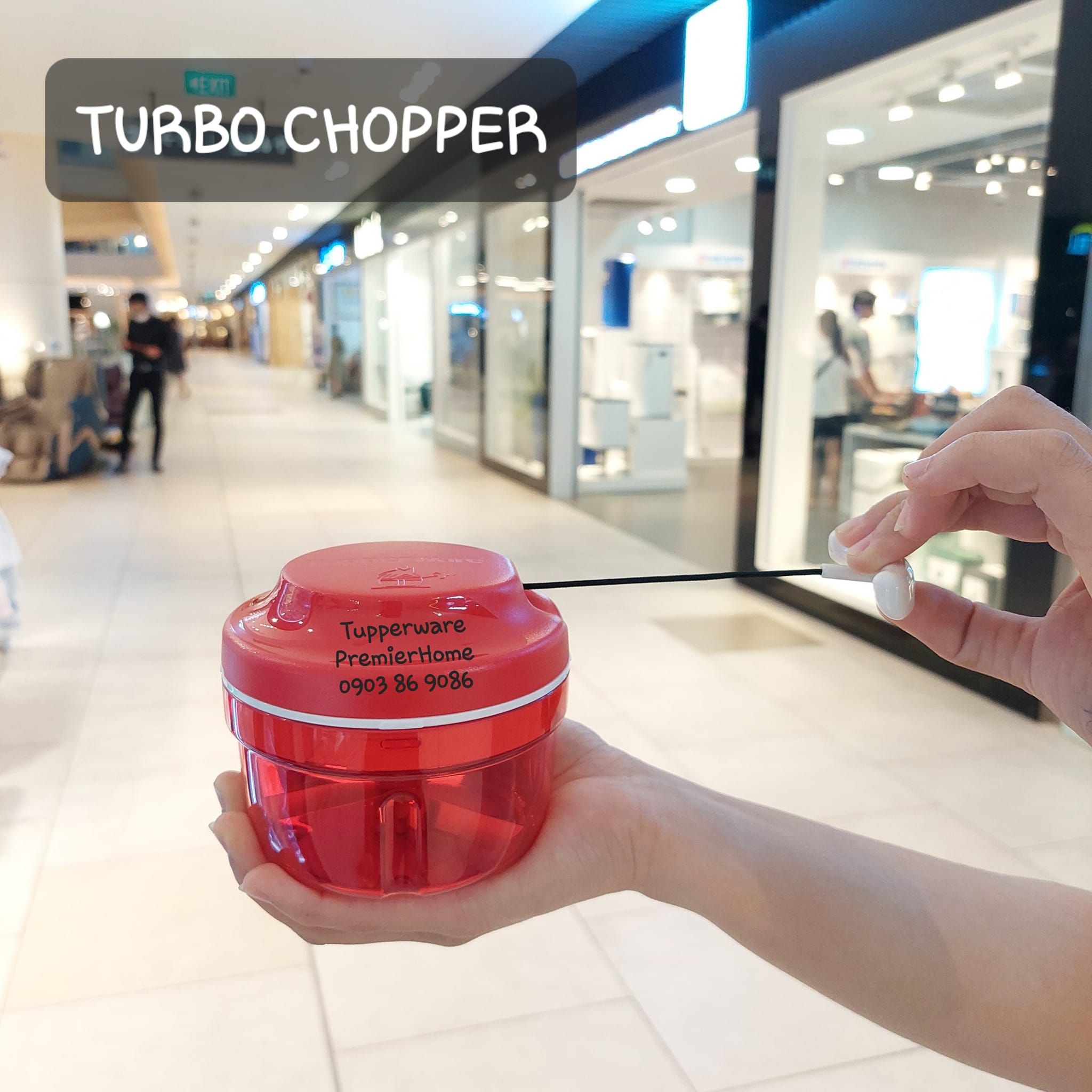  Dụng cụ xay thực phẩm Tupperware Turbo Chopper 