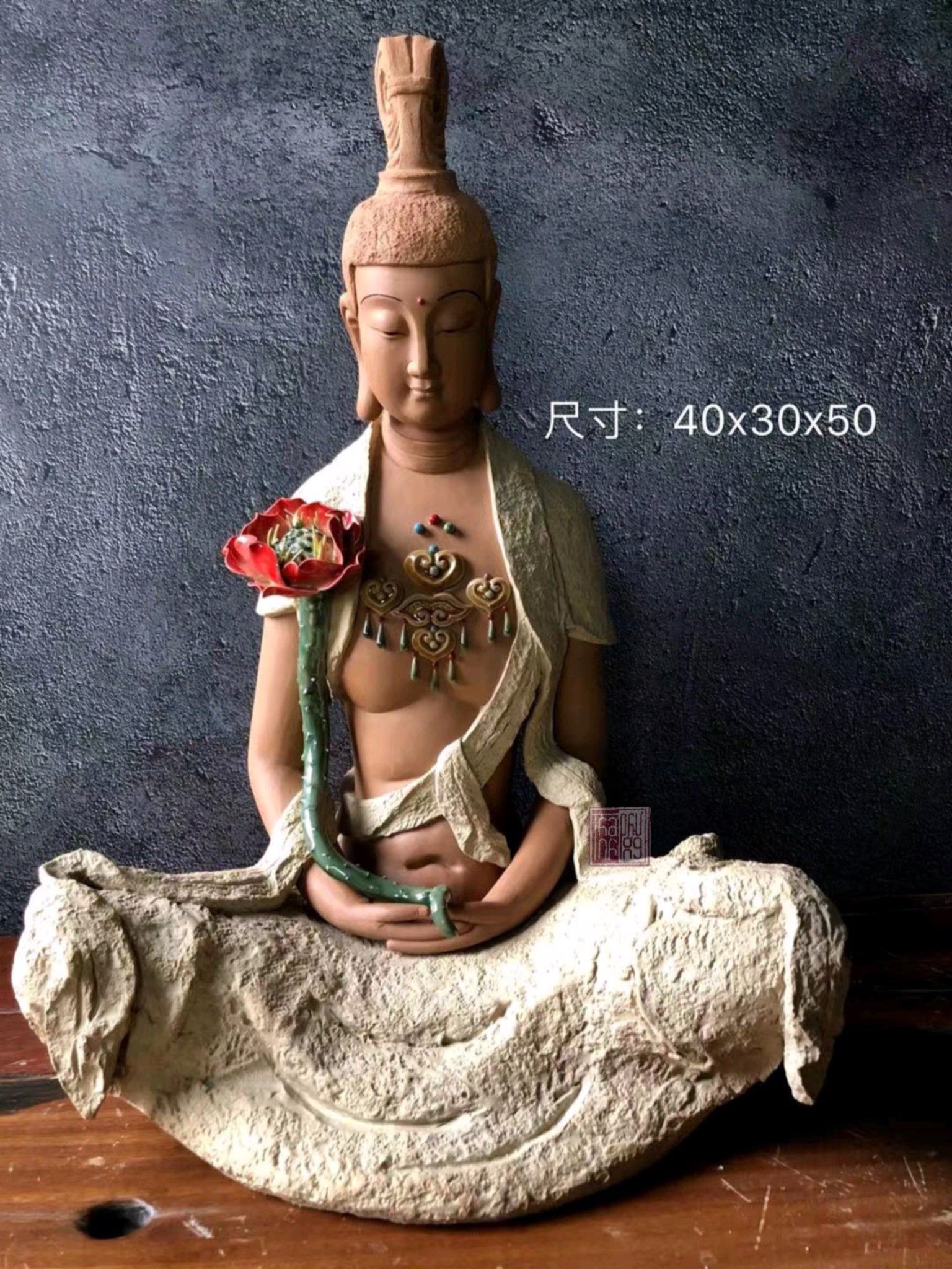  Tượng Quan Âm Trì Liên 