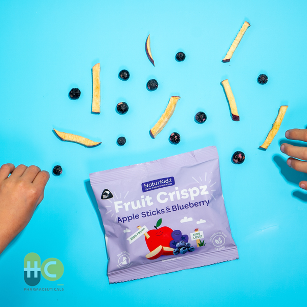  Táo và Việt Quất sấy lạnh NaturKidz 10g Nhập khẩu chính hãng New Zealand 