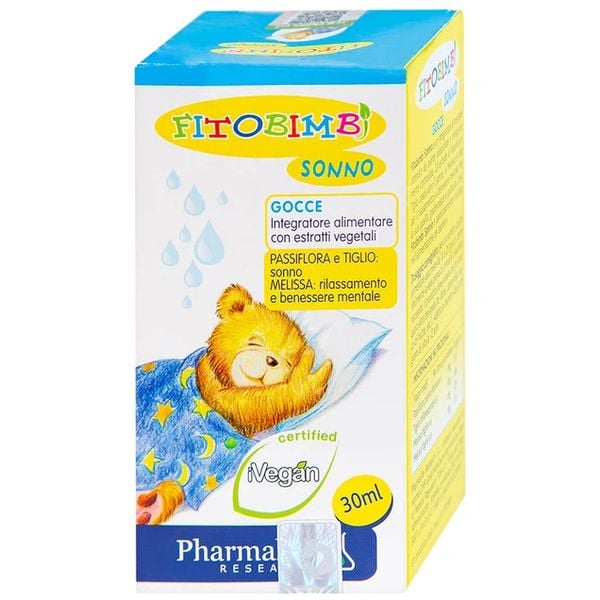 Siro ngủ ngon Fitobimbi Sonno Pharmalife (30ml)