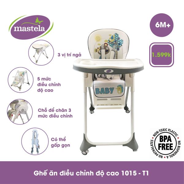 Ghế ăn dặm cao Mastela 1015