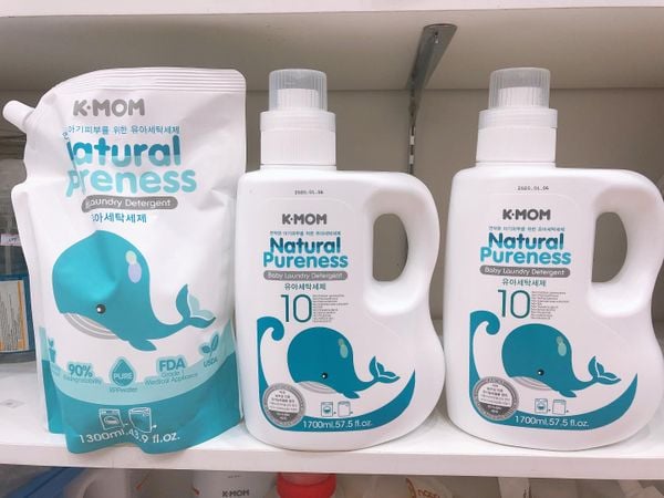 Nước giặt đồ sơ sinh hưu cơ K-Mom  Hàn Quốc