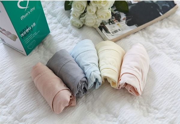 Set 5 quần lót cạp chéo Mom'sday Hàn Quốc