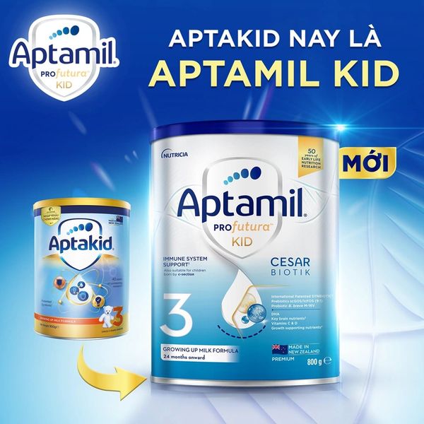 Sữa Aptamil New Zeland nhập khẩu nguyên hộp 800g [KÈM QUÀ TẶNG ]