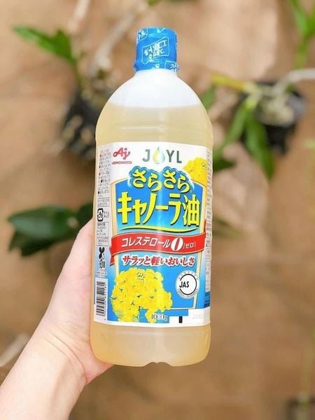 Dầu ăn hoa cải Ajinomoto Nhật Bản nguyên chất 1000g
