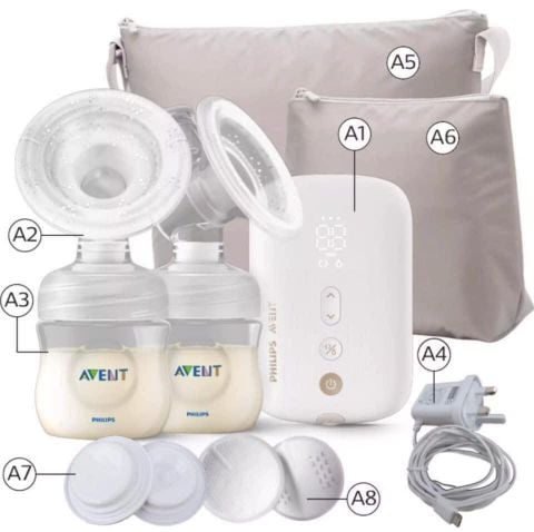 Máy hút sữa điện đôi Philips Avent premium Eureka Plus SCF394.11