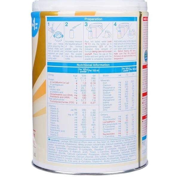 Sữa Meiji nhập khẩu số 0 800g (0 - 1 tuổi)