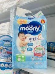 Bỉm Moony Xanh tiêu chuẩn đủ size