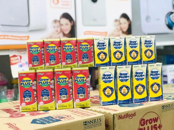 Sữa GrowPLUS+ Vàng Hộp 180ml (Lốc 4 Hộp)