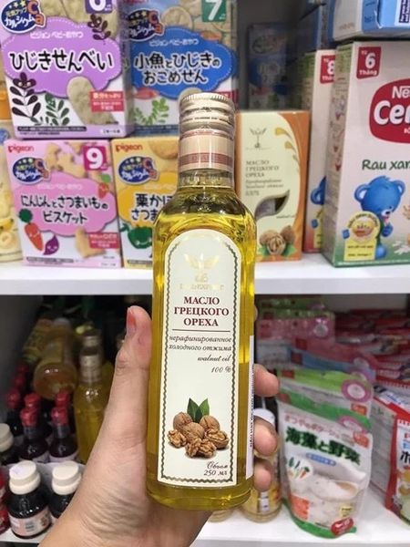 Dầu hạt óc chó Nga 250ml/100ml chính hãng date mới