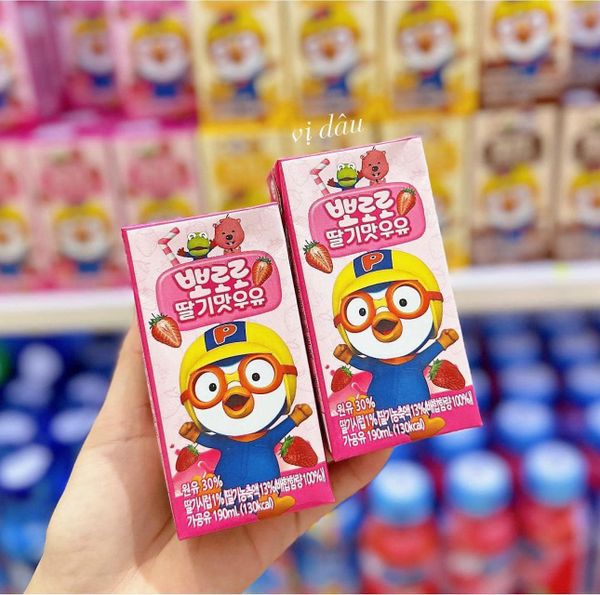 Sữa Pororo đủ vị thơm ngon