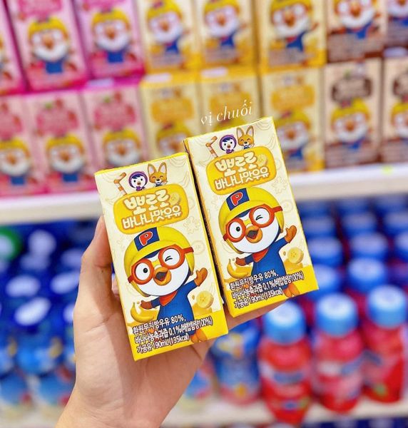 Sữa Pororo đủ vị thơm ngon