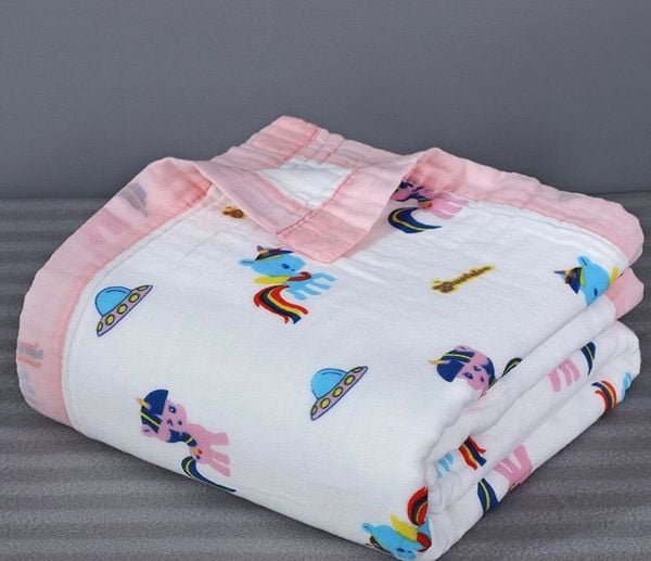 Khăn đa năng cotton 4l/6l bo viền Mom Trusted