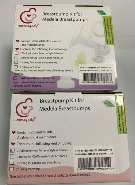 Bộ phụ kiện cho máy hút sữa Medela pump (Mã N009.VMT)