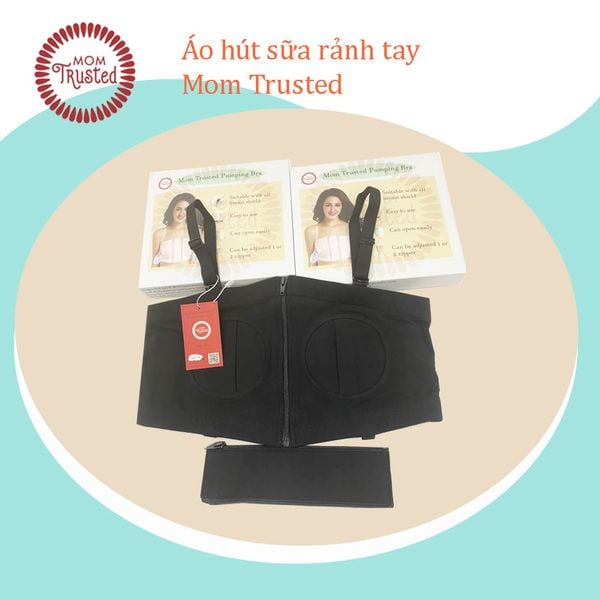 Áo hút sữa rảnh tay cao cấp Mom Trusted