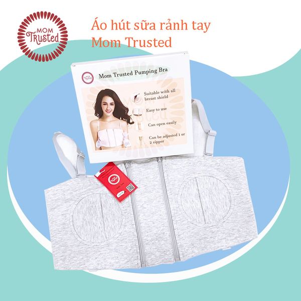 Áo hút sữa rảnh tay cao cấp Mom Trusted