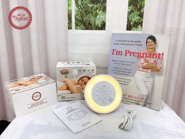 Máy tạo tiếng ồn trắng  kèm đèn ngủ Mom Trusted PD-040 chính hãng