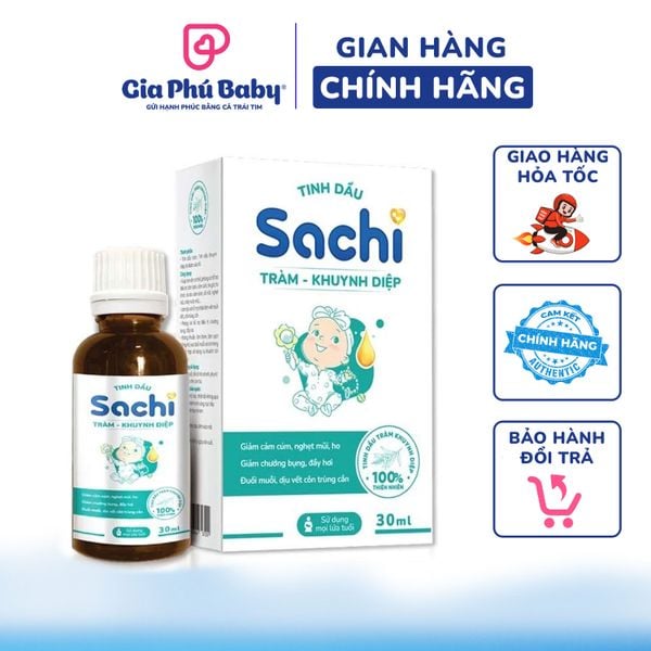 Tinh Dầu Tràm - Khuynh Diệp Sachi An Toàn Cho Bé Từ Sơ Sinh ( 30ml )