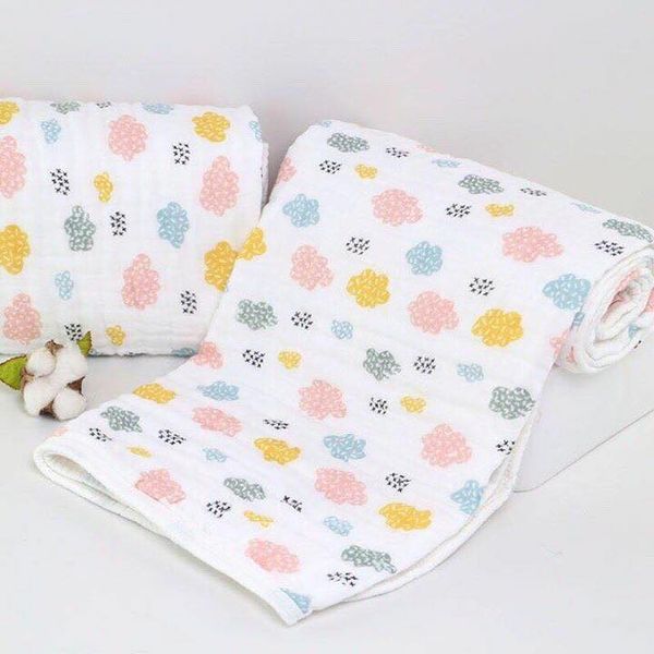 Chăn/khăn đa năng 6 lớp cotton Organics.