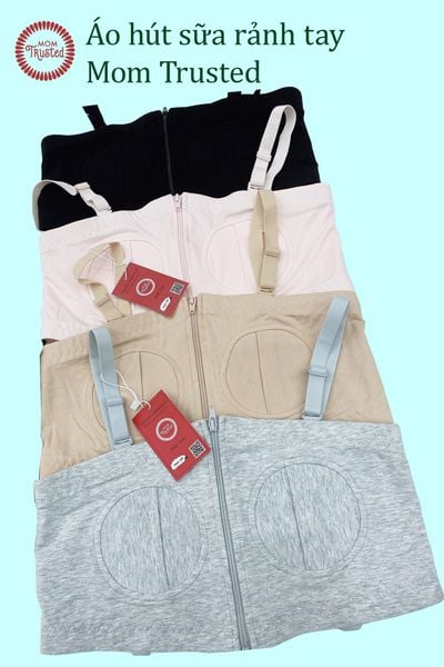 Áo hút sữa rảnh tay cao cấp Mom Trusted