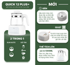 MÁY ĐUN VÀ HÂM NƯỚC PHA SỮA ĐIỆN TỬ – QUICK 12 PLUS+