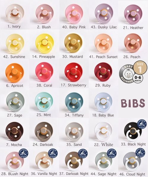 Ti giả Bibs cao su chính hãng – An toàn tuyệt đối cho bé sơ sinh