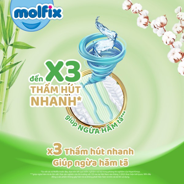 Tã quần Molfix đủ size chính hãng
