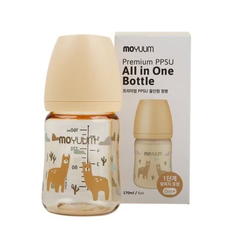 Bình sữa Moyuum 170ml in lạc đà Llama