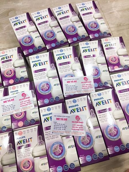 Bình Avent Natural cổ rộng 125ml/260ml