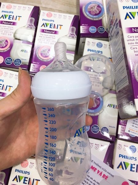 Bình Avent Natural cổ rộng 125ml/260ml