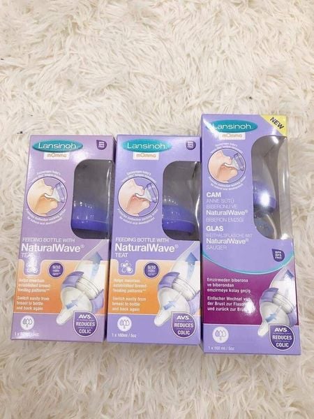 Bình ti  lansinoh dung tích 160ml/240ml
